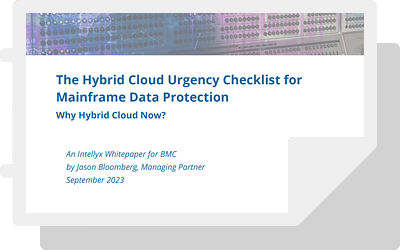 The Hybrid Cloud Urgency Checklist for Mainframe Data Protection – Why Hybrid Cloud Now?