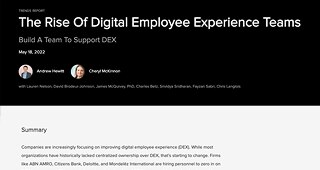 The Rise Of Digital Employee Experience Teams